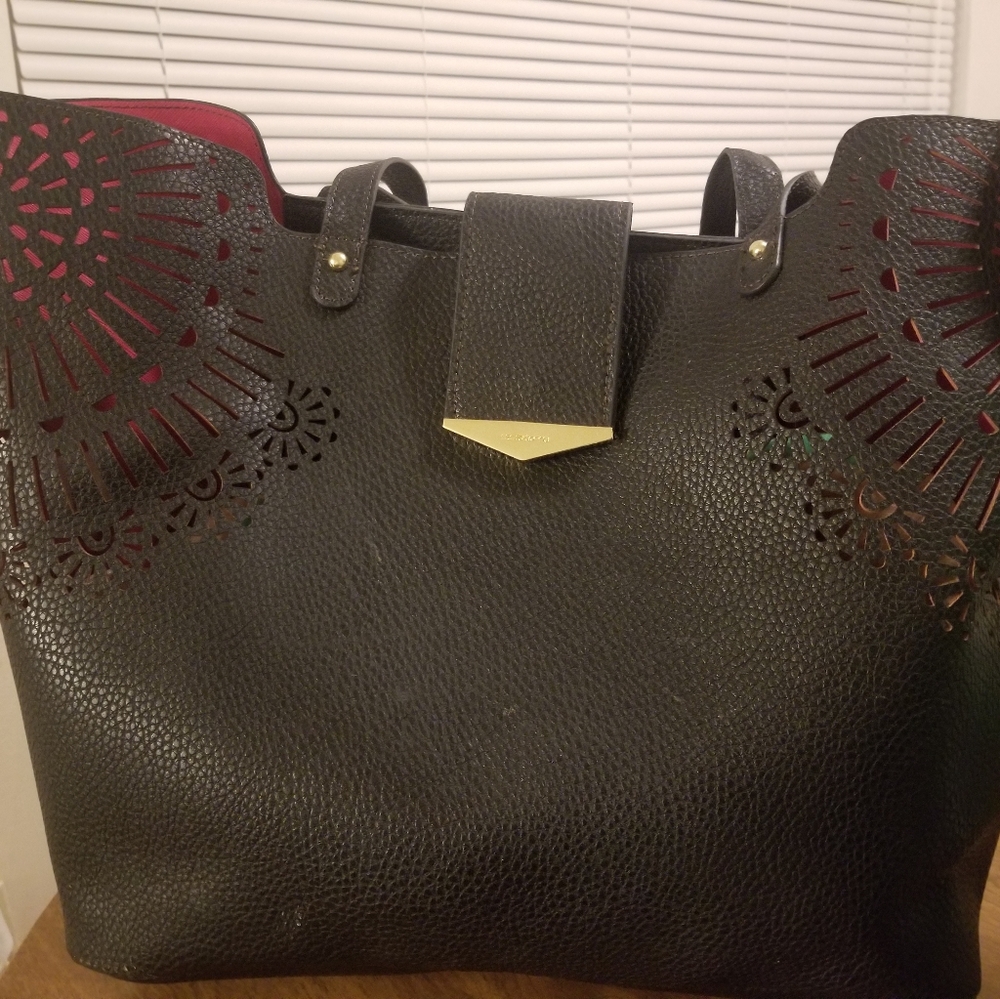 Black and pink tote bag - Picture 1 of 3